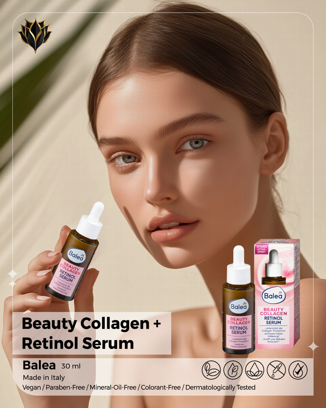 Beauty Collagen + Retinol Serum – Balea, 30 ml