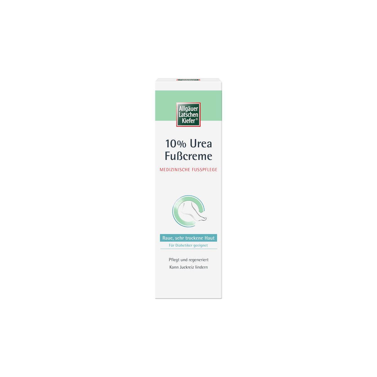 Allgäuer LatschenKiefer 10% Urea Foot Cream for Dry Feet, 100 ml