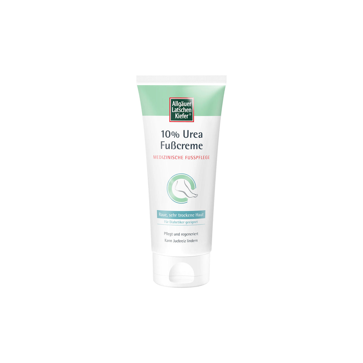 Allgäuer LatschenKiefer 10% Urea Foot Cream for Dry Feet, 100 ml